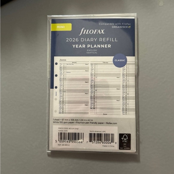 filoFAX Lilac Compact Planner Wallet - Light Purple - Picture 7 of 8